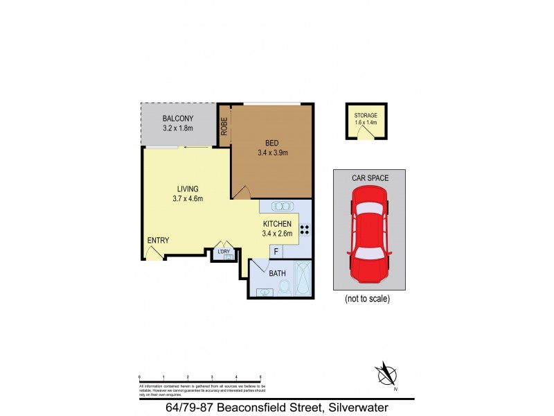 64/79-87 Beaconsfield Street, Silverwater NSW 2128 Floorplan