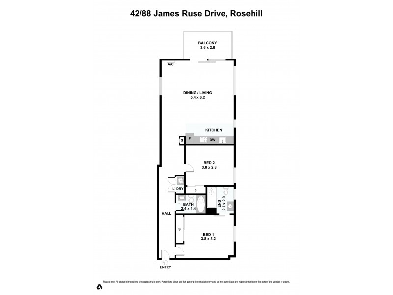 42/88 James Ruse Drive, Rosehill NSW 2142 Floorplan