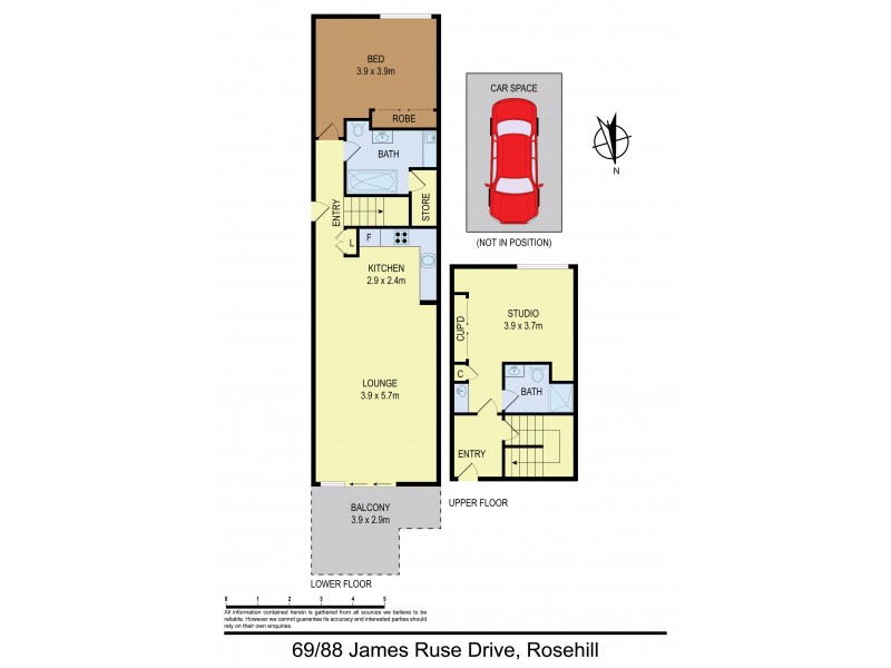 69/88 James Ruse Drive, Rosehill NSW 2142 Floorplan