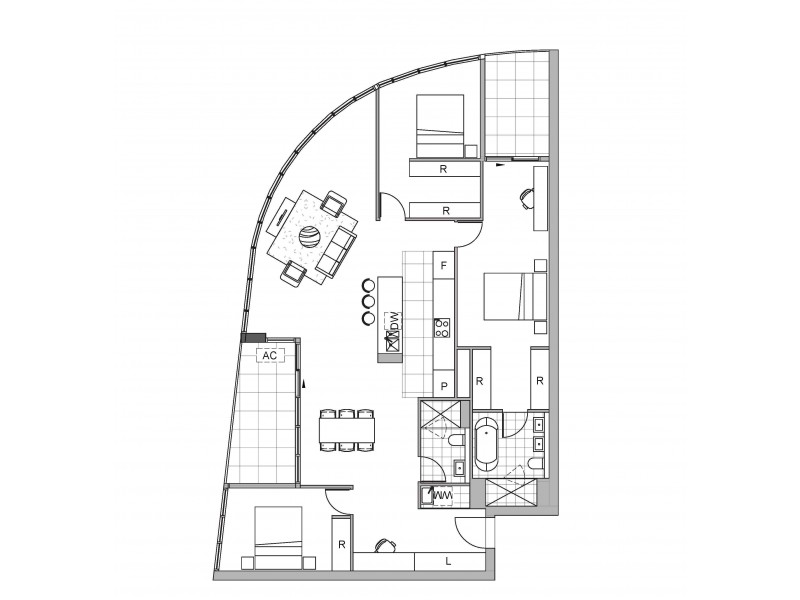 Level 15/162/15 Bowes Street, Woden ACT 2606 Floorplan