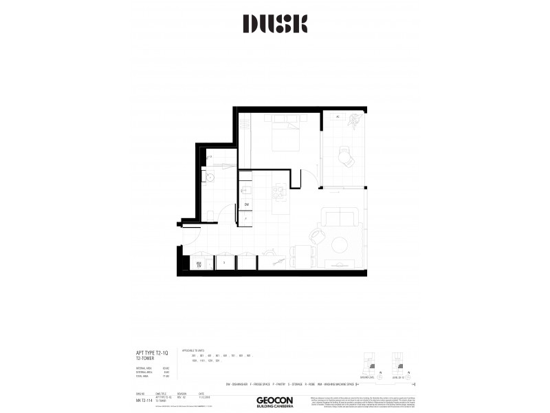 Level 12/Unit 1 Cameron Avenue, Belconnen ACT 2617 Floorplan
