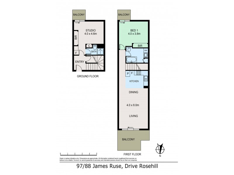 97/88 James Ruse Drive, Rosehill NSW 2142 Floorplan