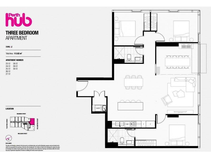 Perth WA 6000 Floorplan