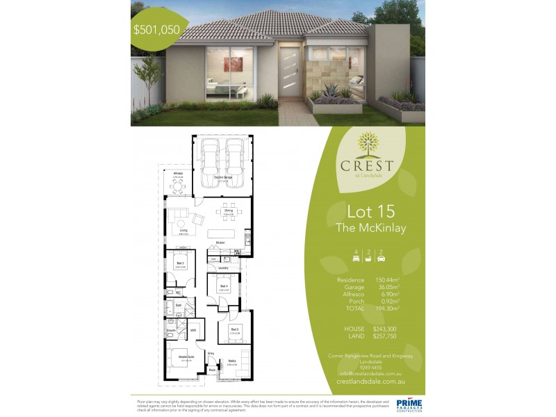 Landsdale WA 6065 Floorplan