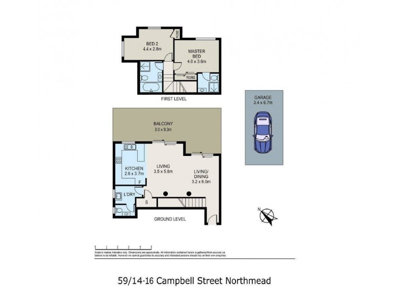 59/14-16 Campbell Street, Northmead NSW 2152 Floorplan