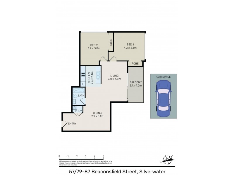 57/79-87 Beaconsfield Street, Silverwater NSW 2128 Floorplan