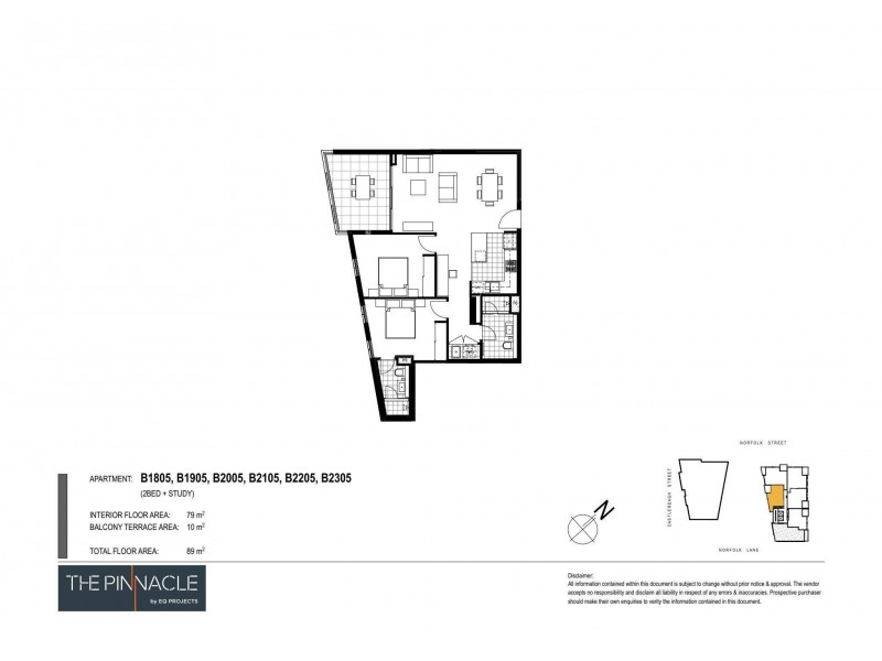 B1406/10 Norfolk Street, Liverpool NSW 2170 Floorplan