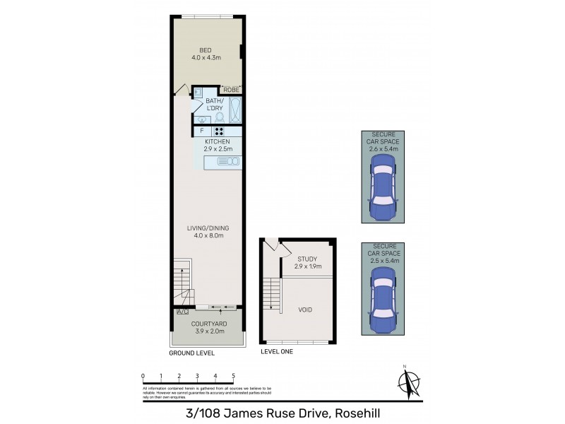 3/108 James Ruse Drive, Rosehill NSW 2142 Floorplan