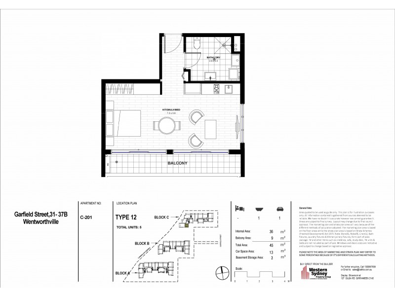 201/31-37 Garfield Street, Wentworthville NSW 2145 Floorplan