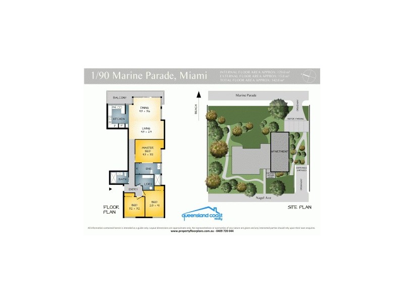 1/90 Marine Parade, Miami QLD 4220 Floorplan