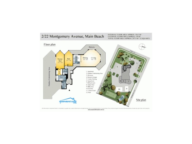 2/22 Montgomery Avenue, Main Beach QLD 4217 Floorplan