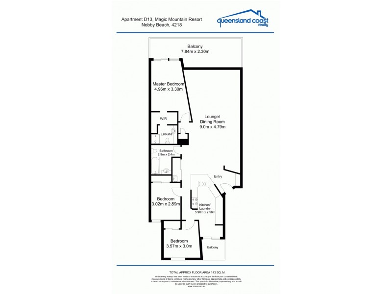 D13/1 Great Hall Drive, Nobby Beach QLD 4218 Floorplan