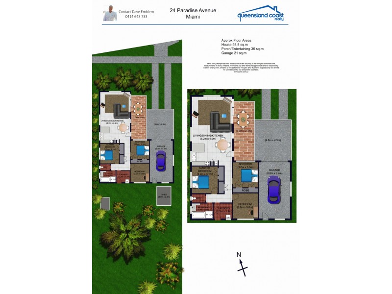 24 Paradise Avenue, Miami QLD 4220 Floorplan