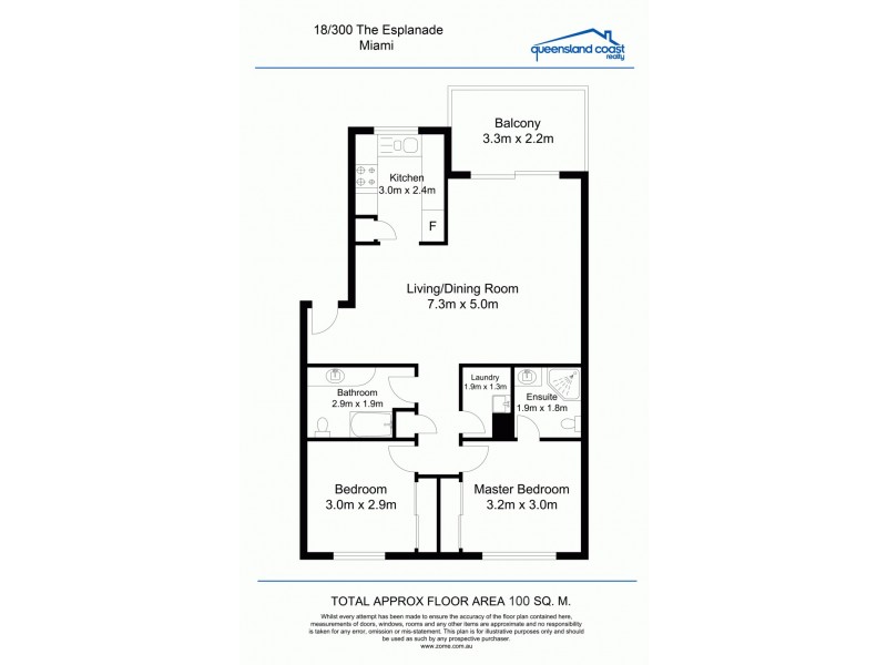 18/300 The Esplanade, Burleigh Heads QLD 4220 Floorplan