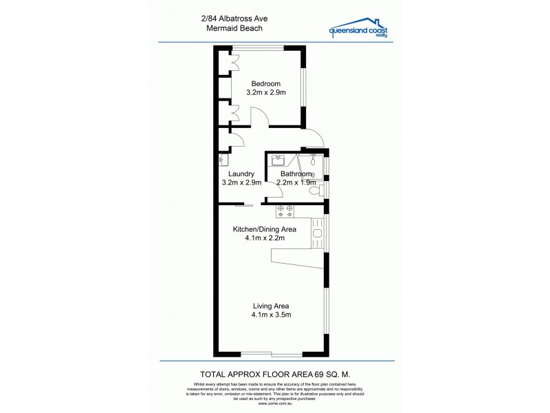 2/84 Albatross Avenue, Mermaid Beach QLD 4218 Floorplan