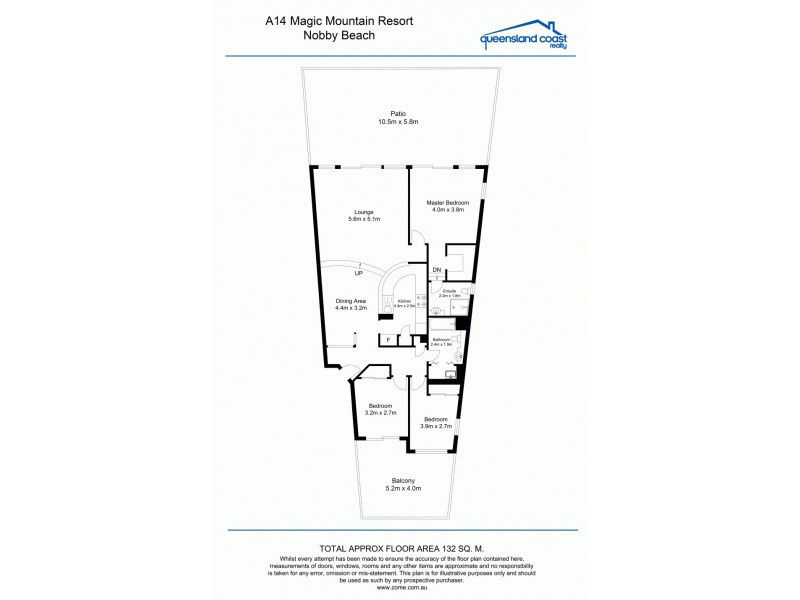 A14/1 Great Hall Drive, Nobby Beach QLD 4218 Floorplan