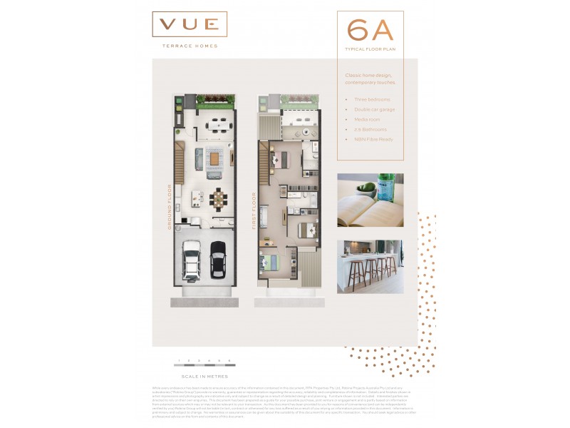 1 East Lane “Vue Terraces”, Robina QLD 4226 Floorplan