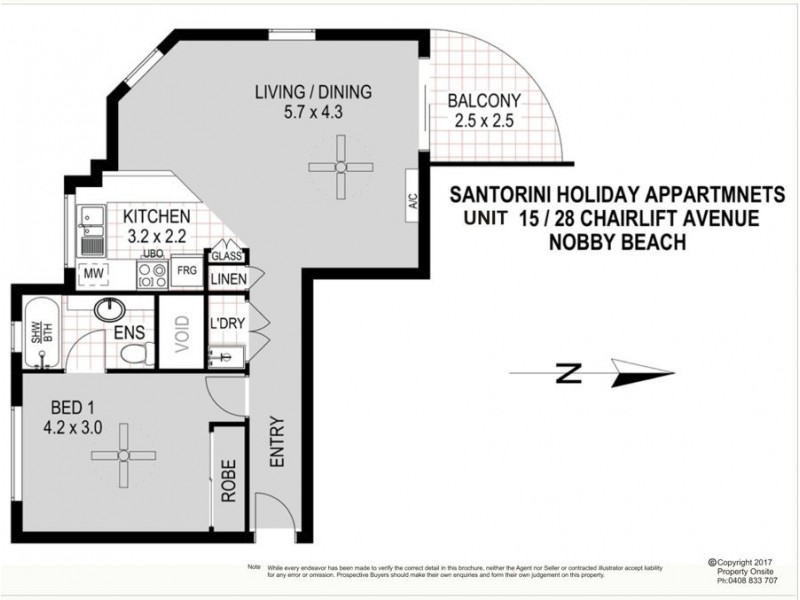 15/28 Chairlift Avenue, Nobby Beach QLD 4218 Floorplan
