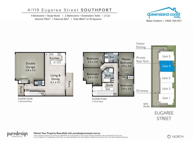 119 Eugaree Street, Southport QLD 4215 Floorplan
