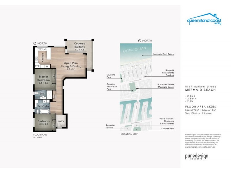 8/17 Markeri Street, Mermaid Beach QLD 4218 Floorplan