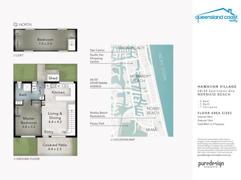 68/30 Sportsman Avenue, Mermaid Beach QLD 4218 Floorplan