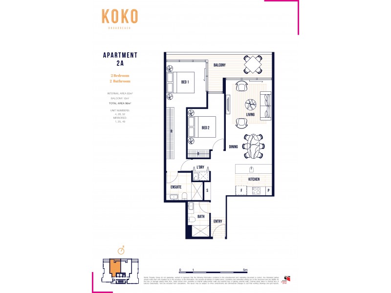 12-14 Elizabeth Avenue, Broadbeach QLD 4218 Floorplan