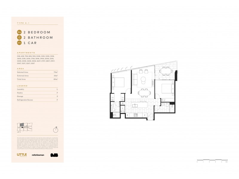 12-18 Philip Avenue, Broadbeach QLD 4218 Floorplan