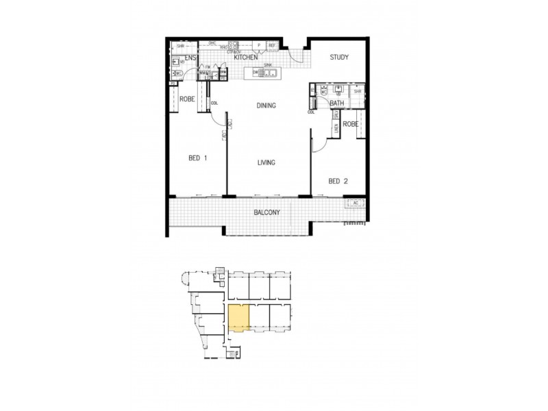 Lot 116 1934 Gold Coast Highway, Miami QLD 4220 Floorplan
