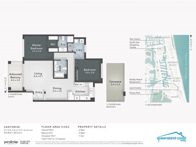 41/28 Chairlift Avenue, Miami QLD 4220 Floorplan