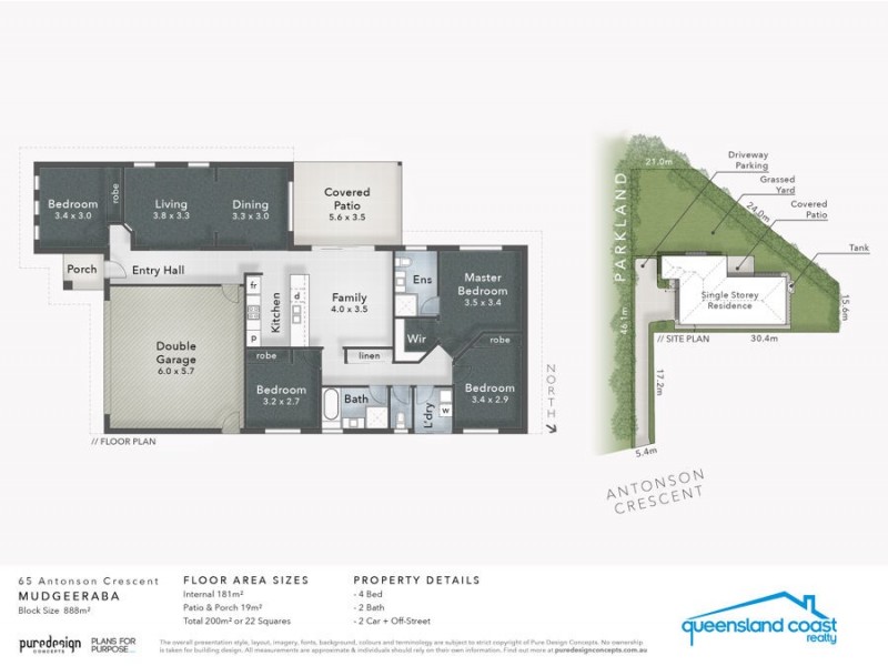 65 Antonson Crescent, Mudgeeraba QLD 4213 Floorplan