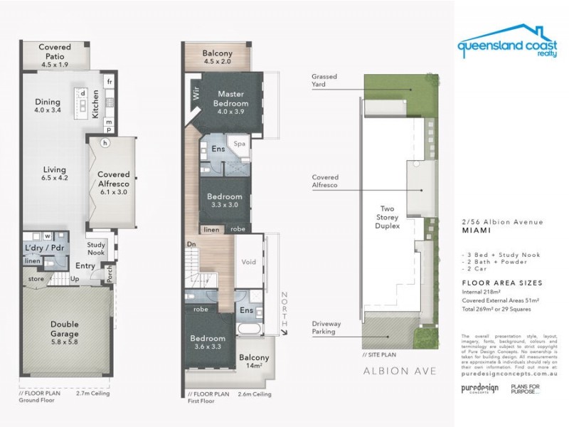 2/56 Albion Avenue, Miami QLD 4220 Floorplan