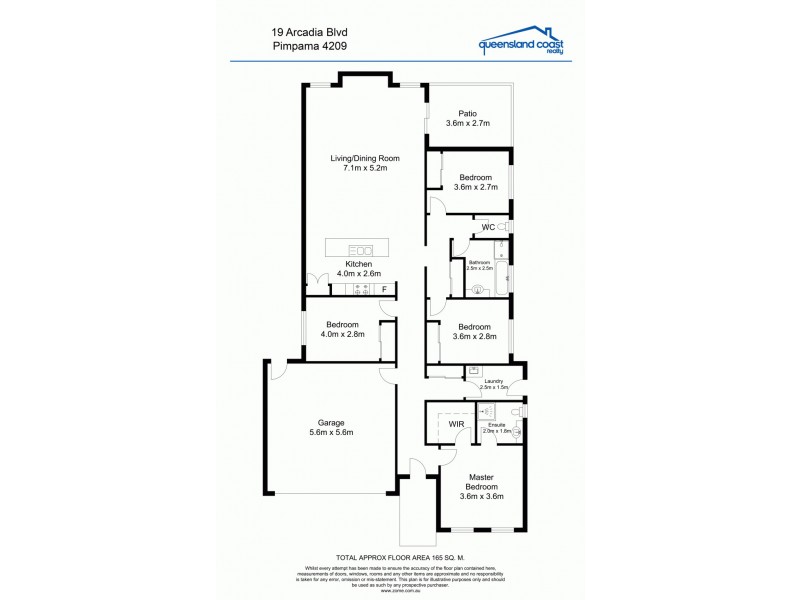 19 Arcadia Bvd, Pimpama QLD 4209 Floorplan