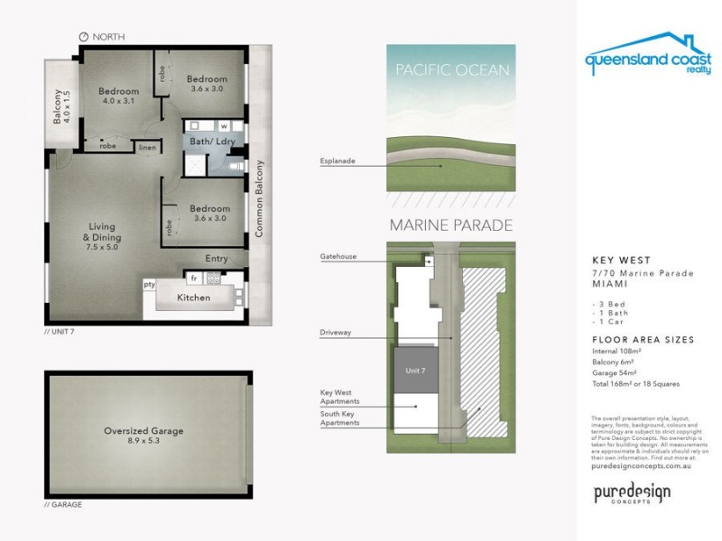 7/70 Marine Parade, Miami QLD 4220 Floorplan