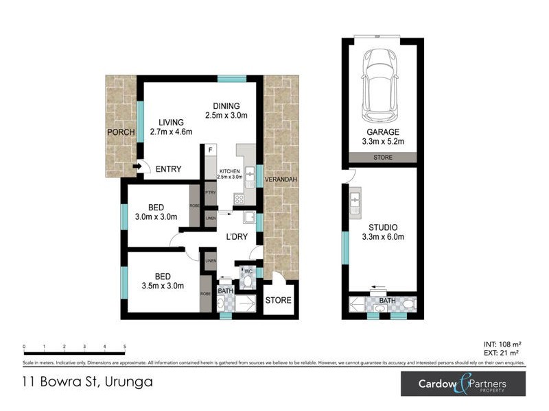 11 Bowra Street, Urunga NSW 2455 Floorplan