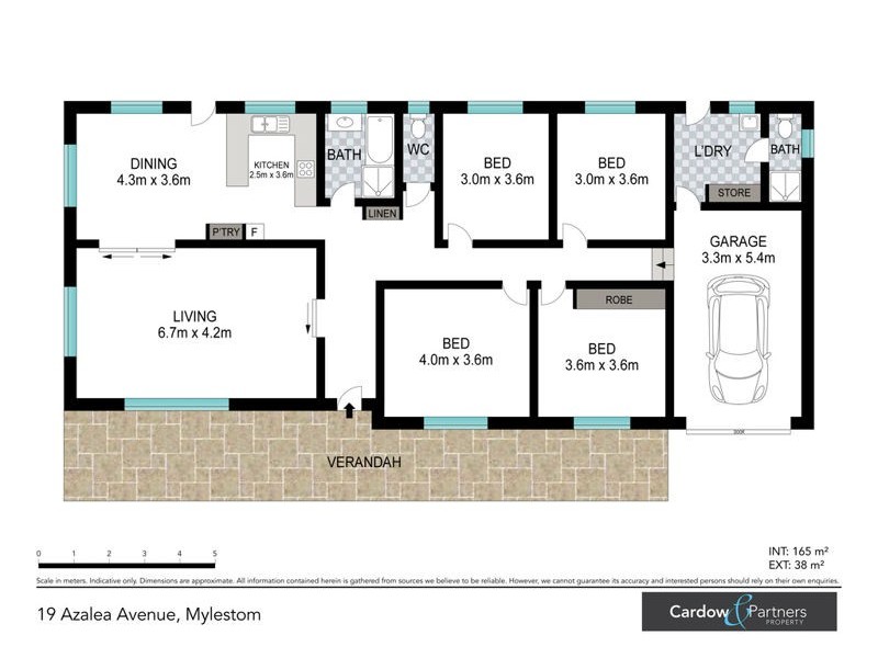 19 Azalea Ave, Mylestom NSW 2454 Floorplan