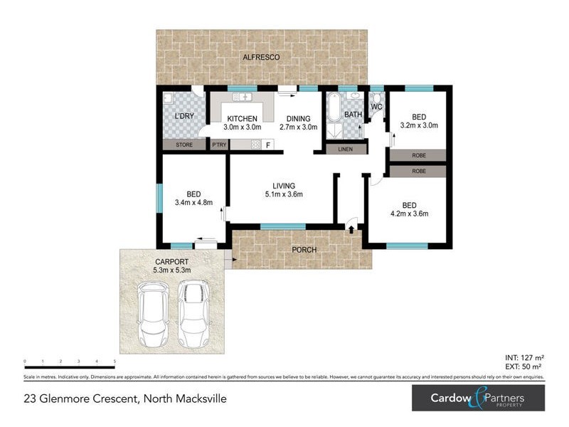 23 Glenmore Crescent, Macksville NSW 2447 Floorplan