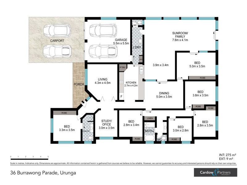 36 Burrawong Parade, Urunga NSW 2455 Floorplan