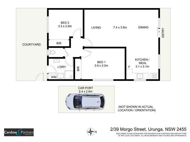 2/39 Morgo Street, Urunga NSW 2455 Floorplan