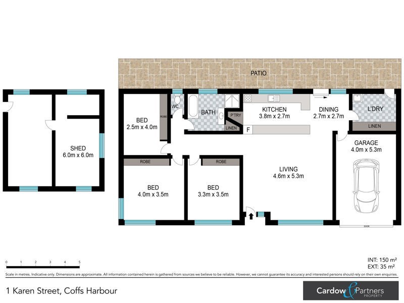 1 Karen Street, Urunga NSW 2455 Floorplan
