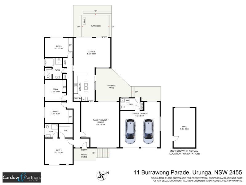 11 Burrawong Parade, Urunga NSW 2455 Floorplan
