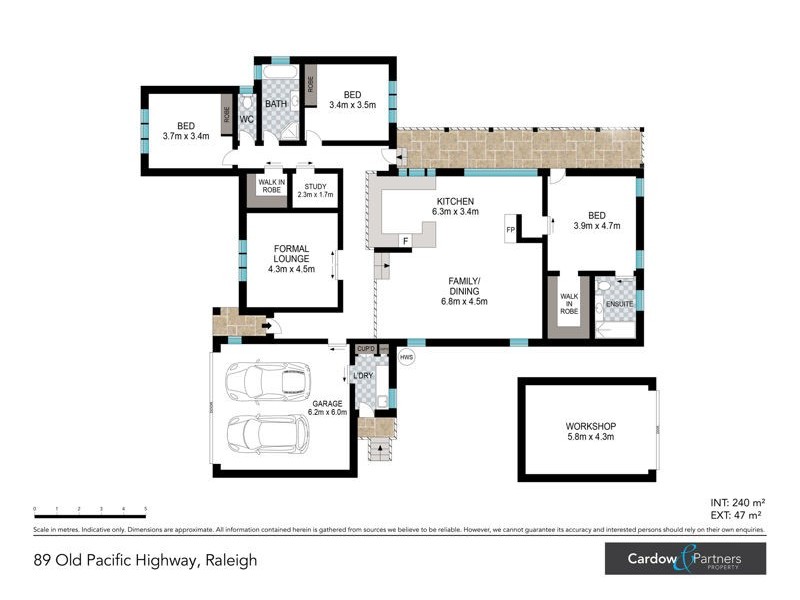 89 Old Pacific Highway Raleigh, Urunga NSW 2455 Floorplan