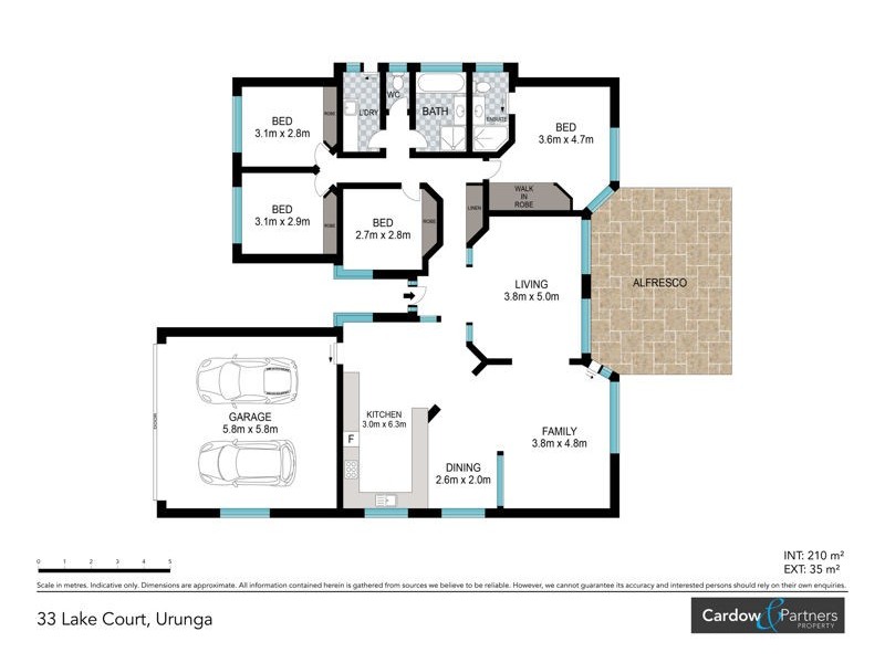 33 Lake Court, Urunga NSW 2455 Floorplan