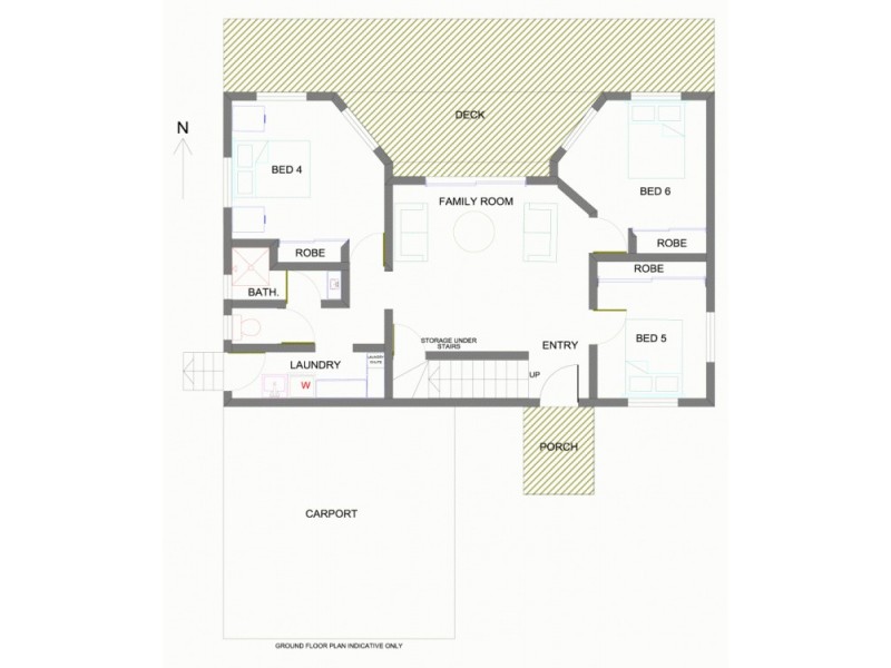 6 Flinders Street, Point Vernon QLD 4655 Floorplan