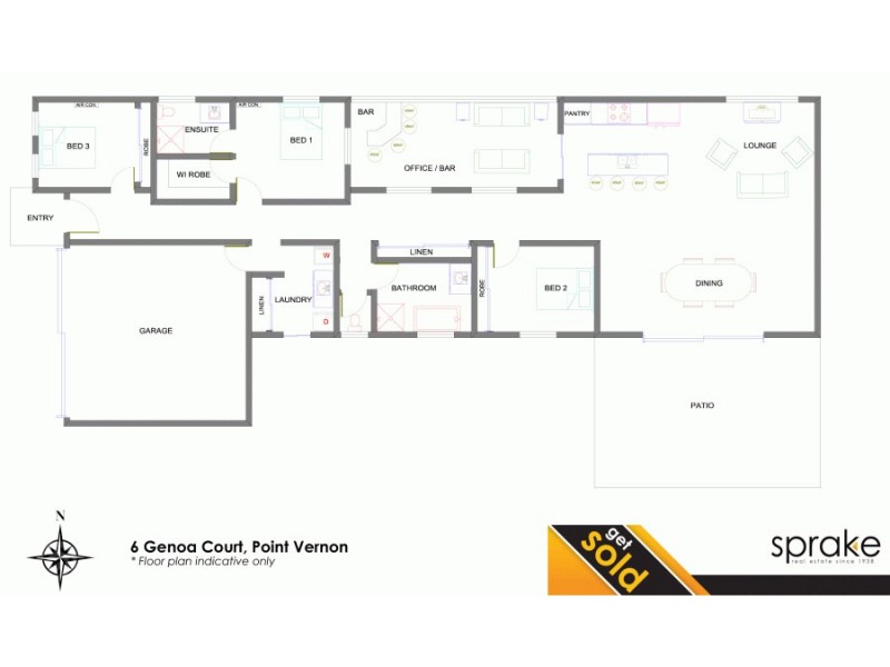 6 Genoa Court, Point Vernon QLD 4655 Floorplan