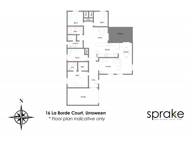 16 La Borde Court, Urraween QLD 4655 Floorplan
