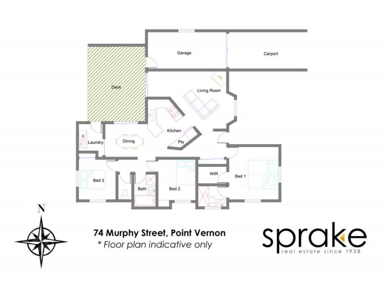 74 Murphy Street, Point Vernon QLD 4655 Floorplan