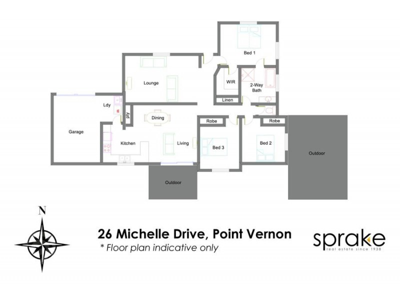 26 Michelle Drive, Point Vernon QLD 4655 Floorplan