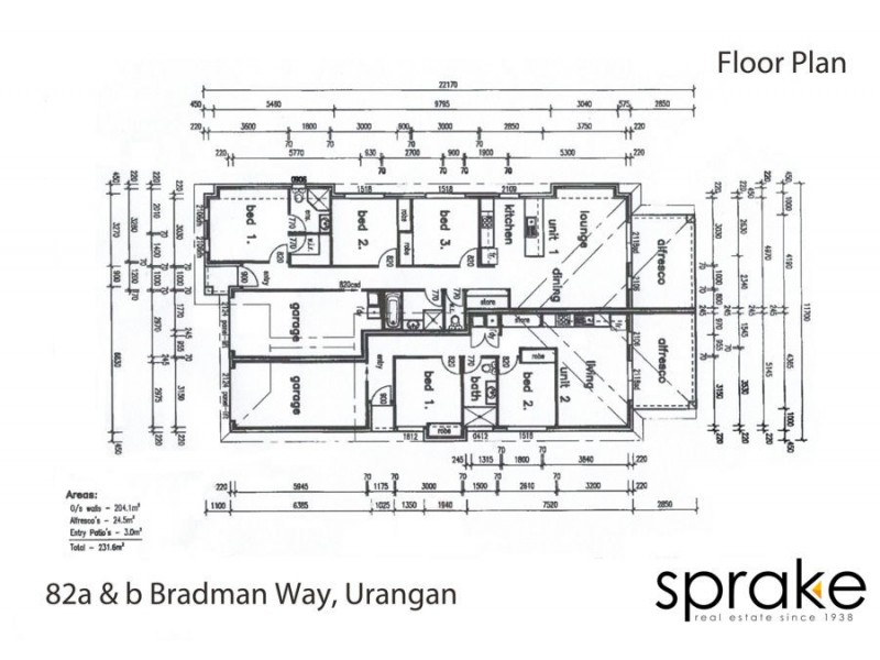 82 a&b Bradman Way, Urangan QLD 4655 Floorplan