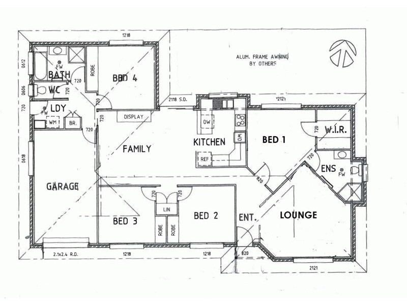 4 Kookaburra Drive, Eli Waters QLD 4655 Floorplan