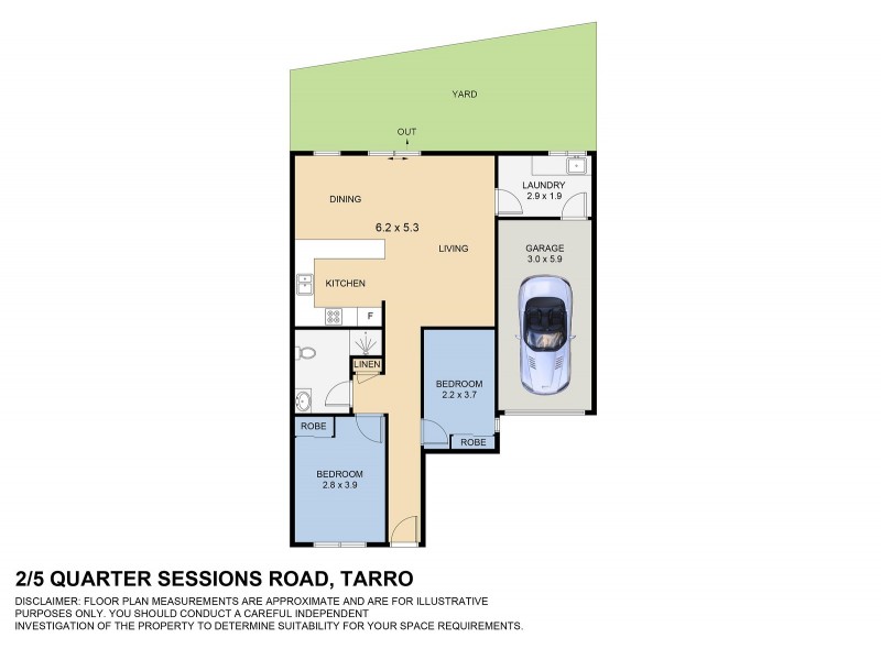 2/5 Quarter Sessions Road, Tarro NSW 2322